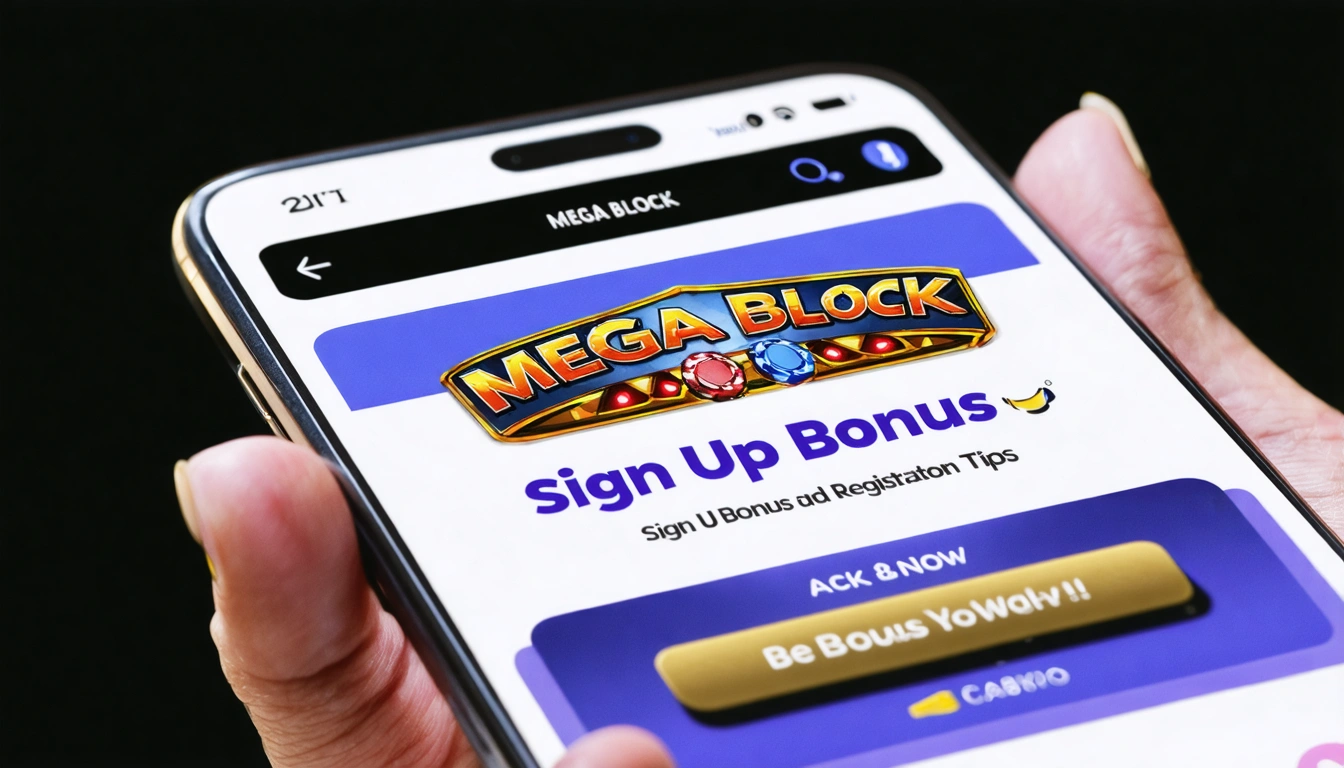 Mega Block Sign Up Bonus and Registration Tips